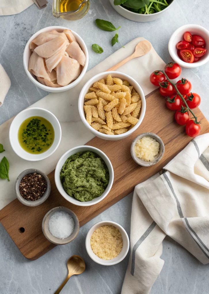 Ingredients Pesto Chicken Pasta Recipe