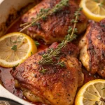 Lemon Paprika Roast Chicken Thighs Recipe