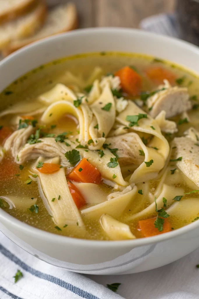 Rotisserie Chicken Noodle Soup Recipe