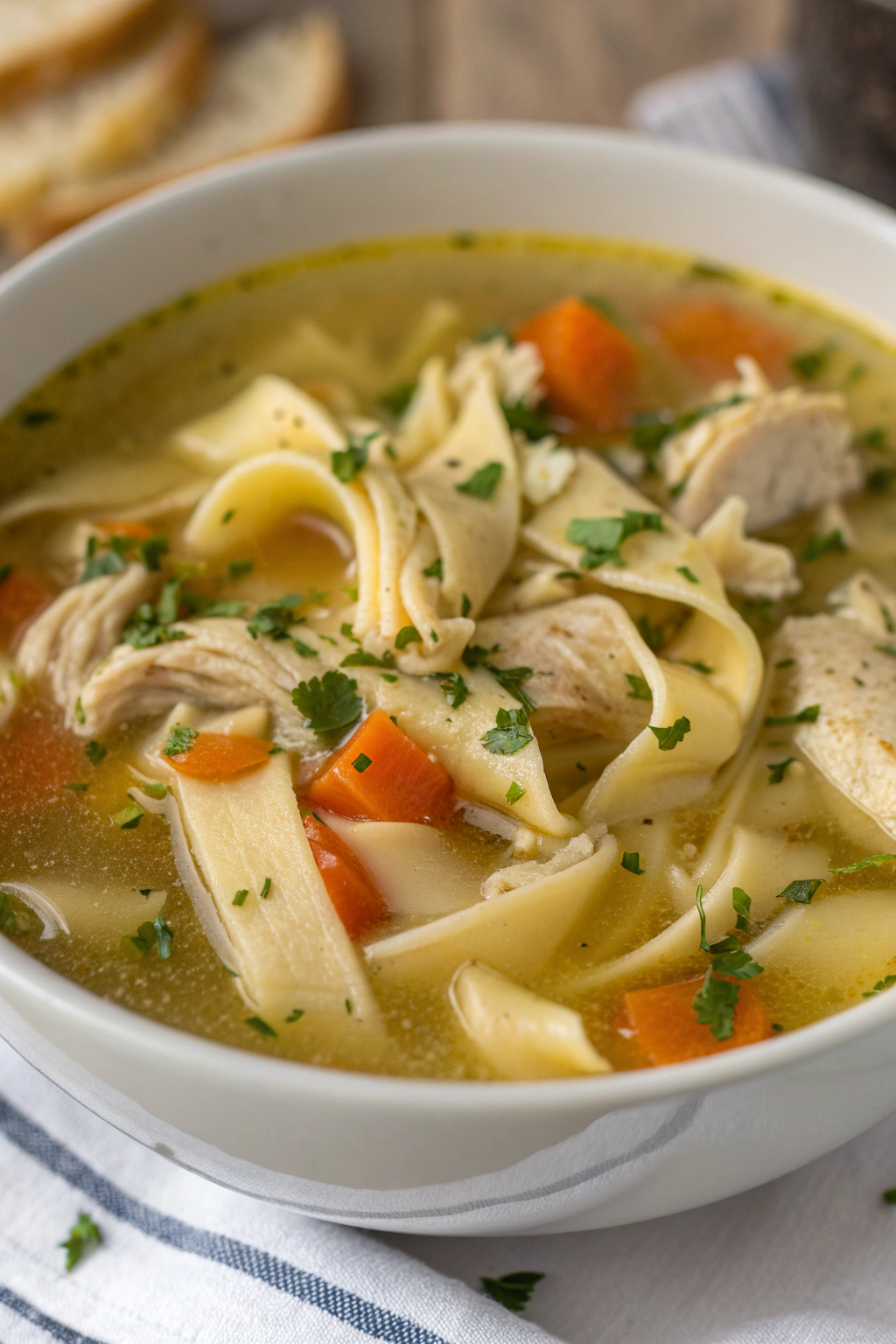 Rotisserie Chicken Noodle Soup Recipe