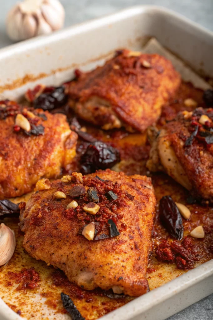 Spicy Mediterranean Chicken Thighs Recipe