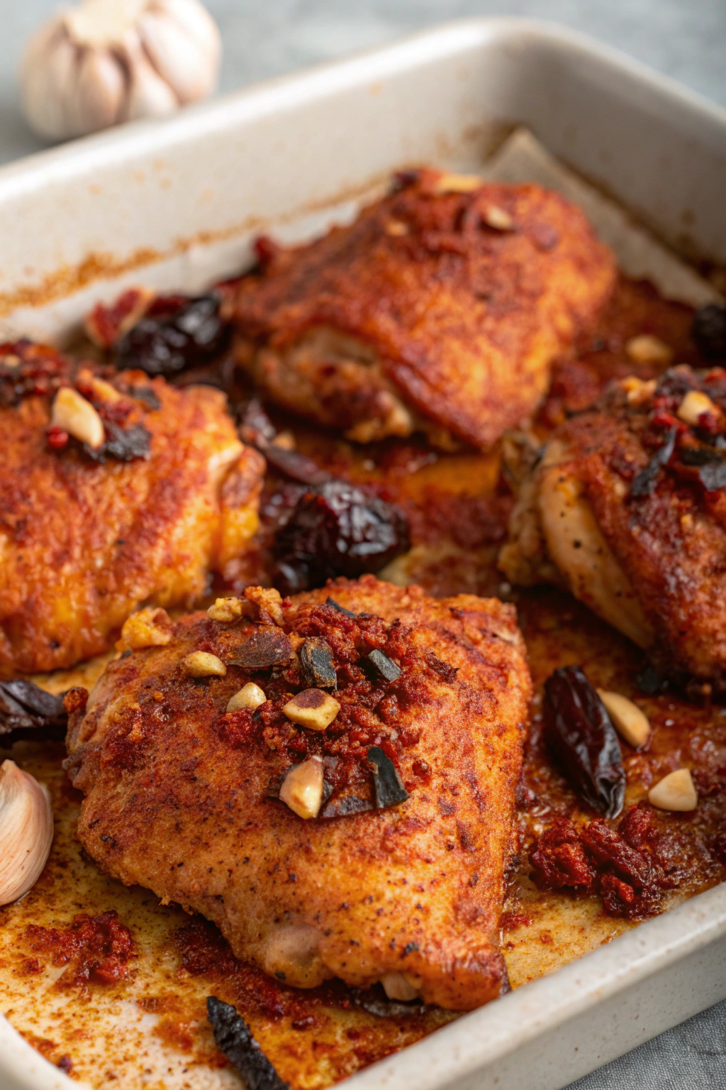 Spicy Mediterranean Chicken Thighs Recipe