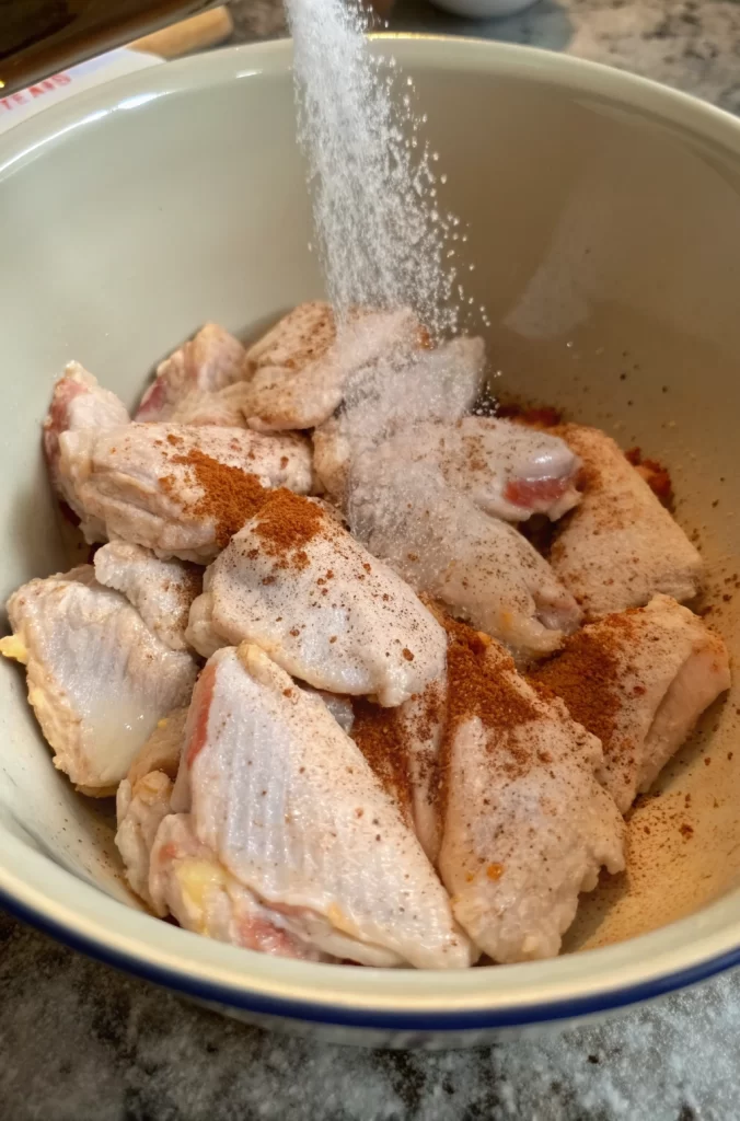 Steps Crispy Cilantro Lime Chicken Wings Recipe