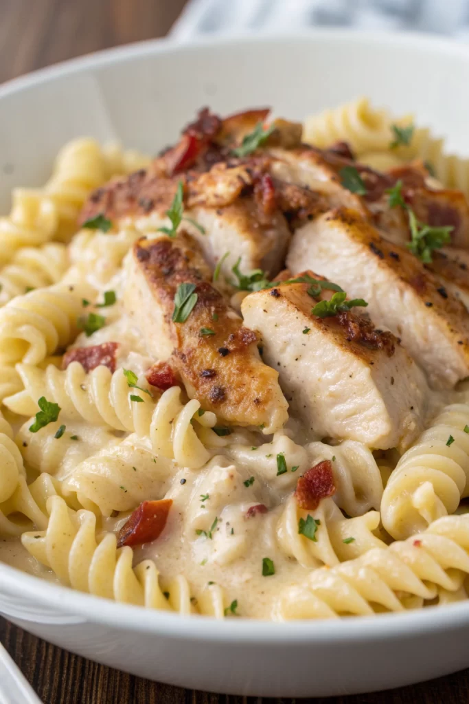 White Cheddar Chicken Pasta Recipe