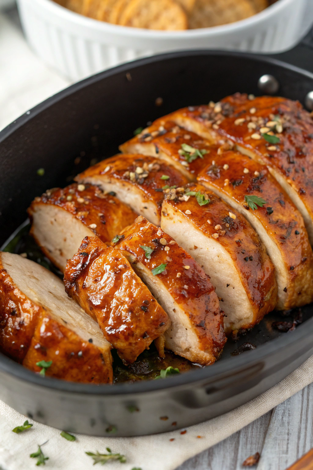 Air Fryer Maple Glazed Chicken Breast Recipe