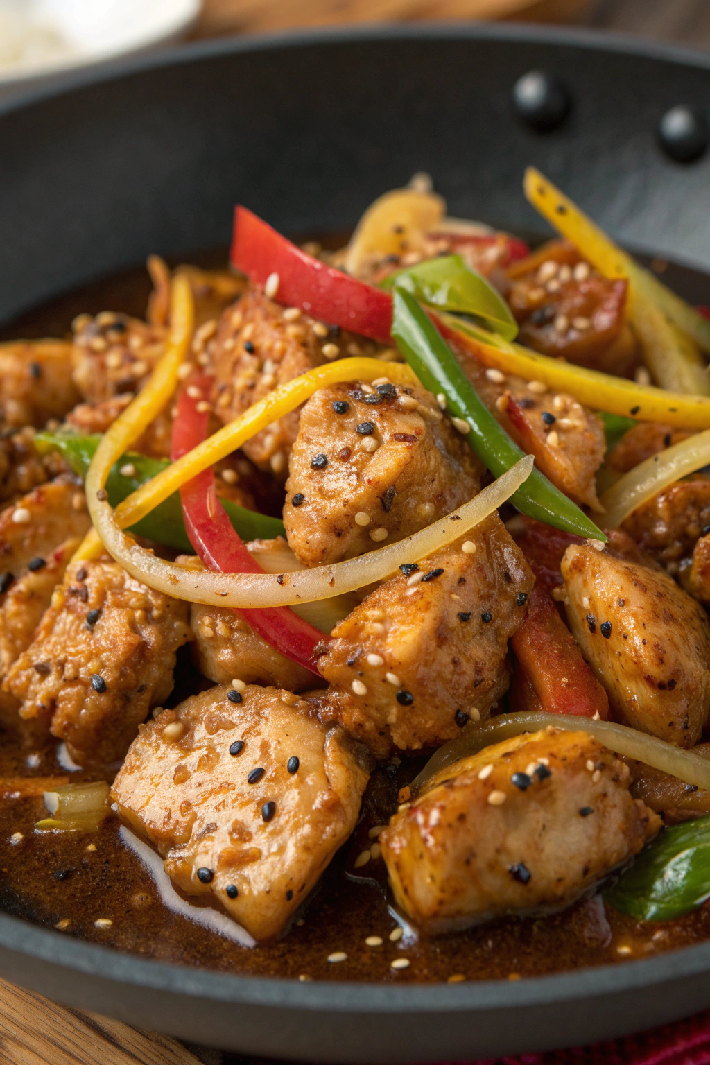 Black Pepper Chicken Stir-Fry Recipe
