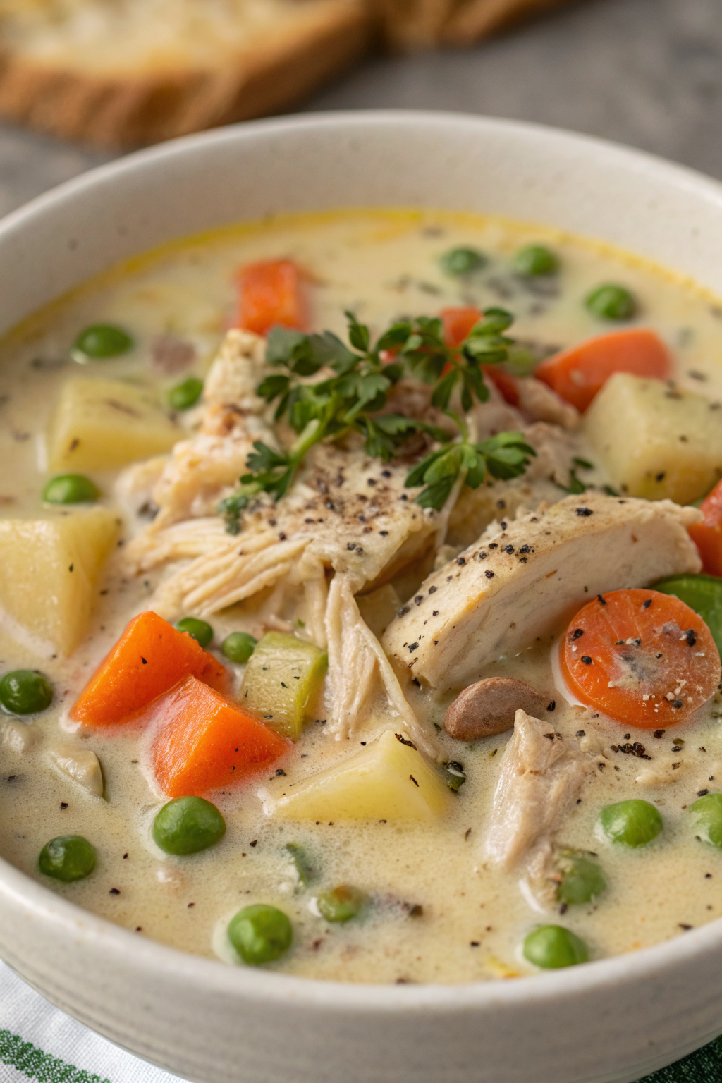 Chicken Pot Pie Soup Recipe