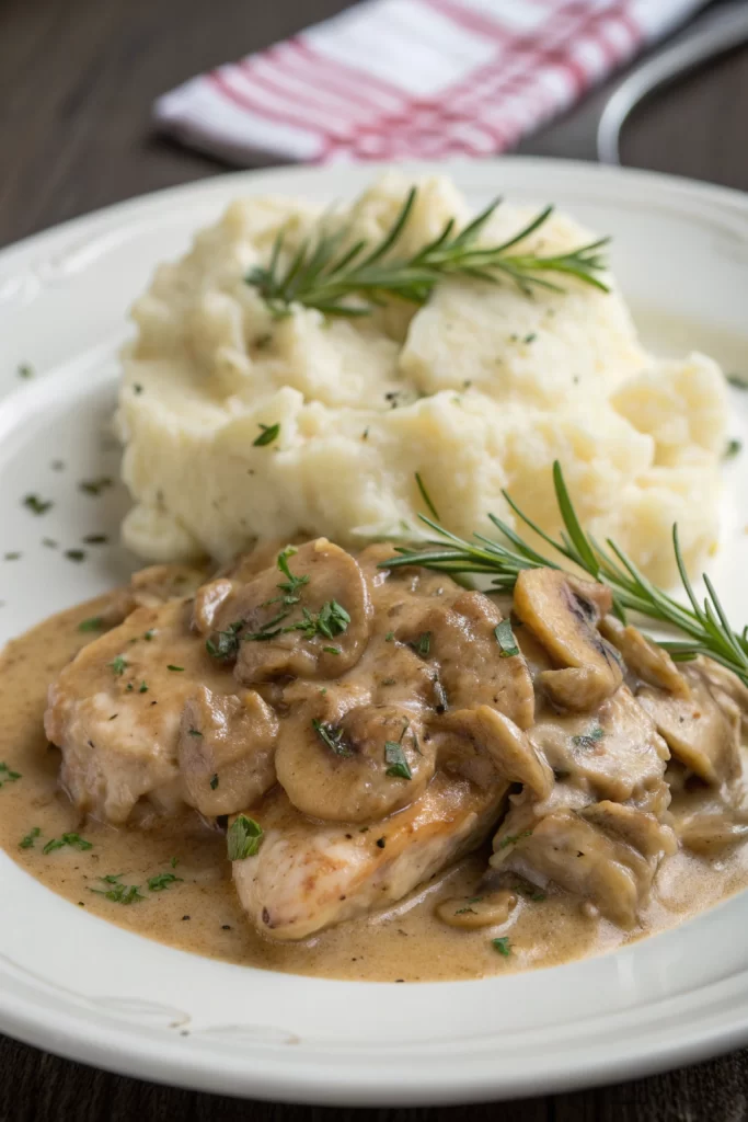 Chicken in Mushroom sauce Recipe
