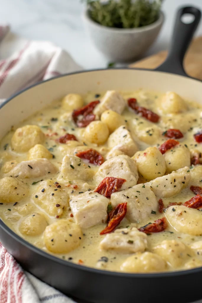 Creamy Chicken Gnocchi Recipe