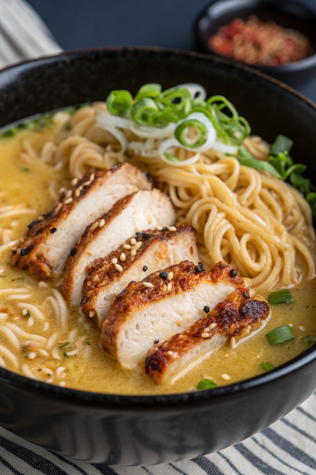 Creamy Garlic Chicken Ramen Recipe