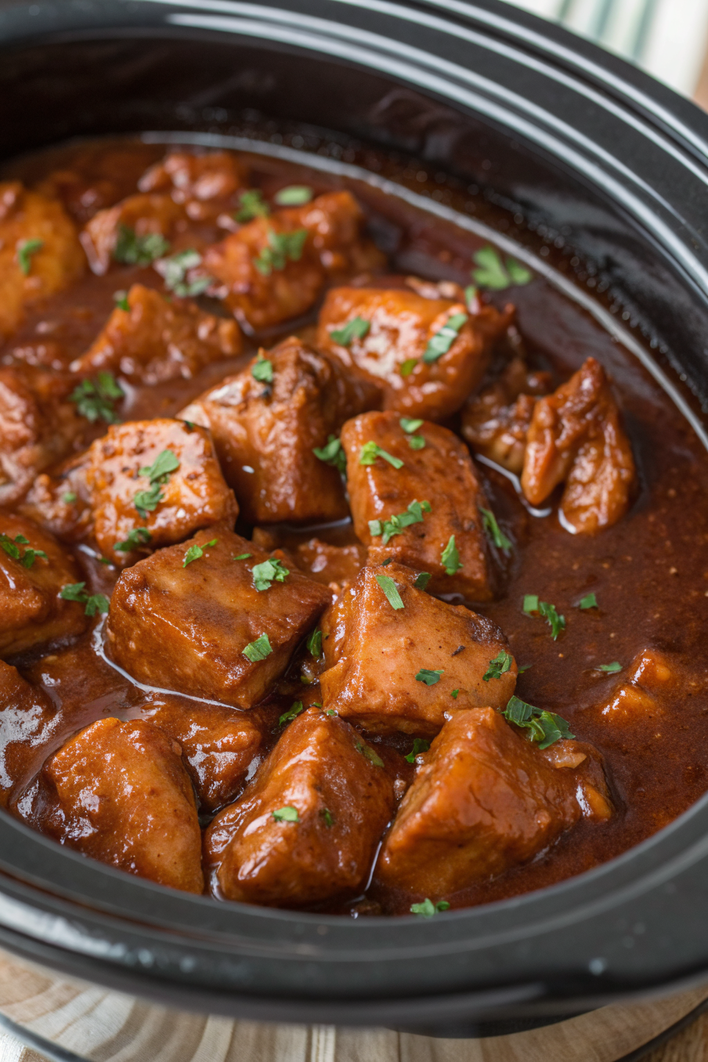 Crock Pot Bourbon Chicken Recipe