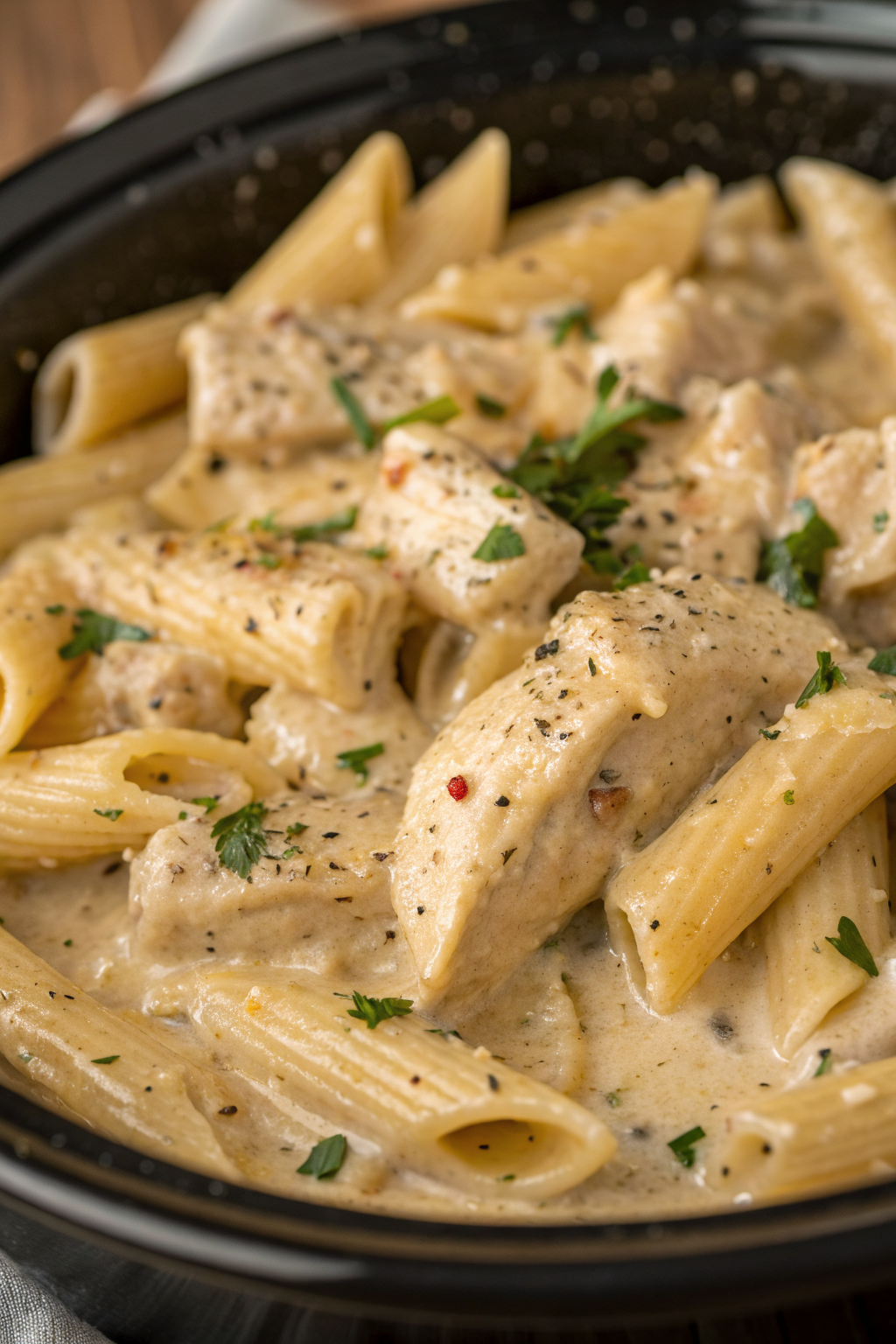 Crock Pot Creamy Cajun Chicken Pasta Recipe