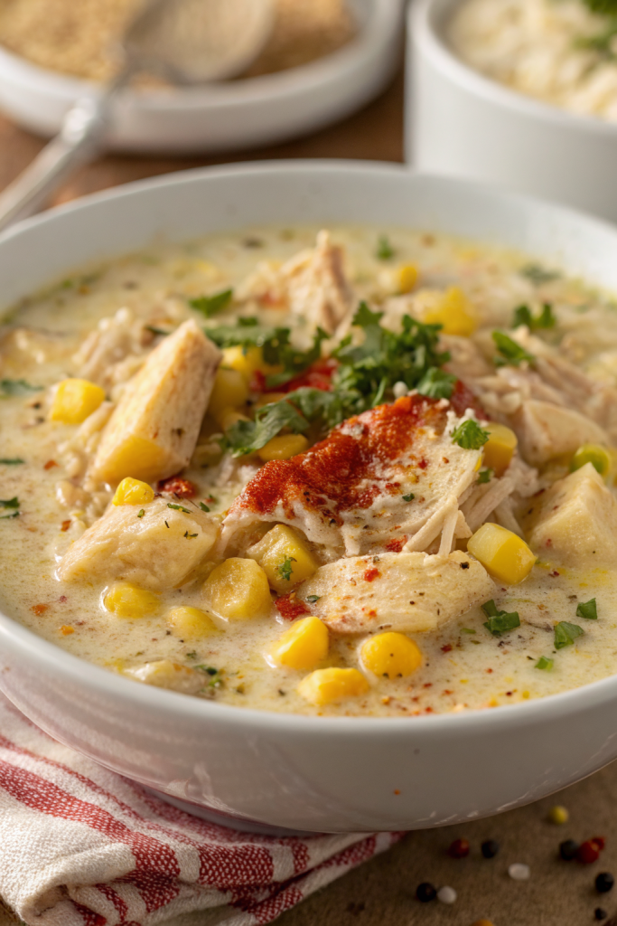 Crockpot Chicken Corn Chowder Recipe