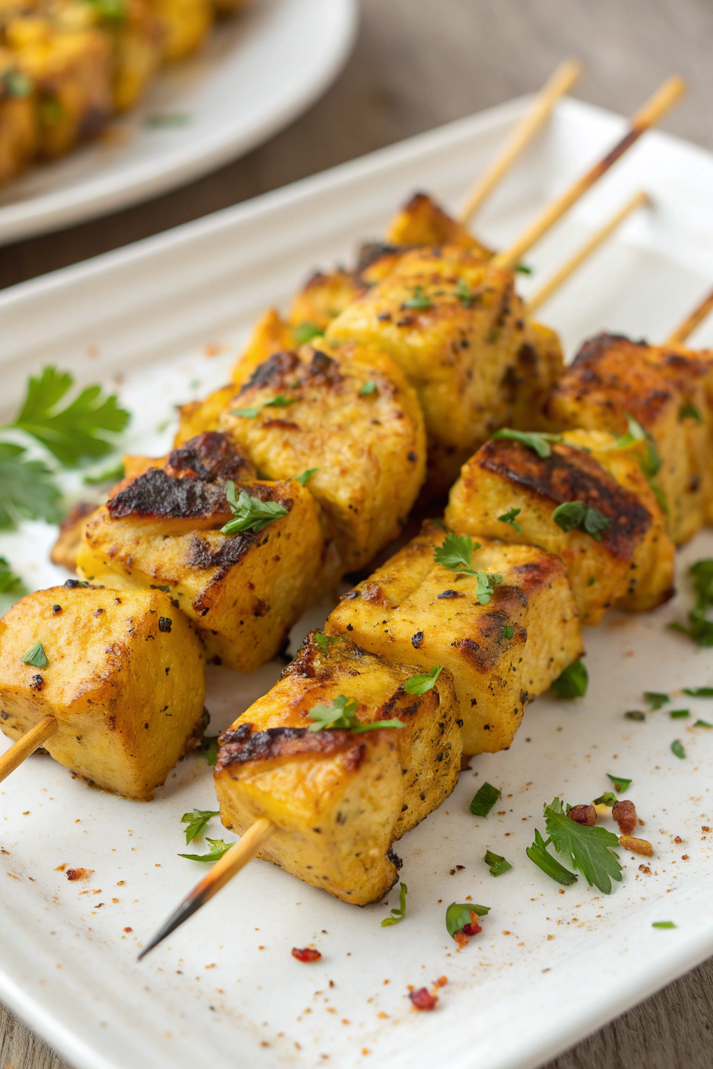 Greek Chicken Souvlaki with Tzatziki Sauce