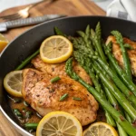 Lemon Dill Butter Garlic Chicken and Asparagus