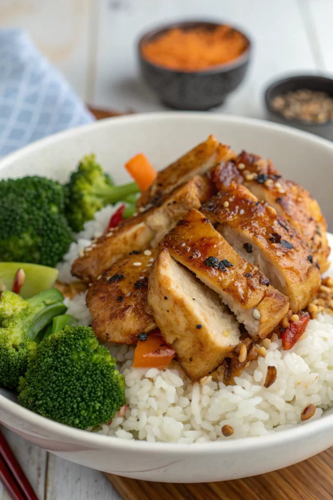 Pan Fried Korean Soy Garlic Chicken Thighs Recipe