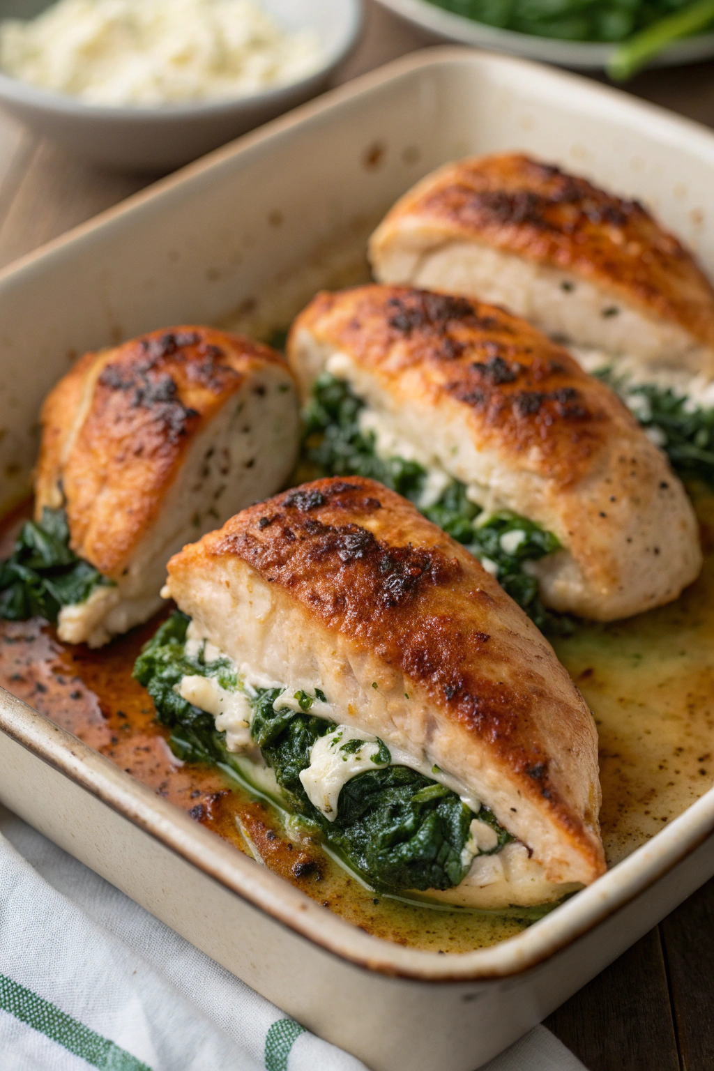 Spinach Feta Stuffed Chicken Recipe