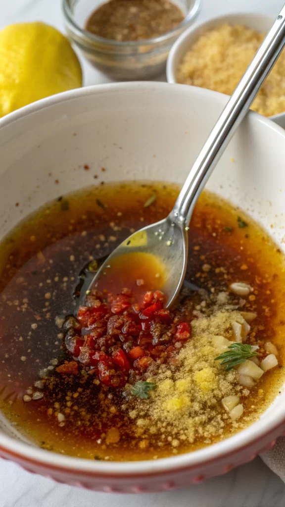 Steps Baked Chicken Legs with Marinade