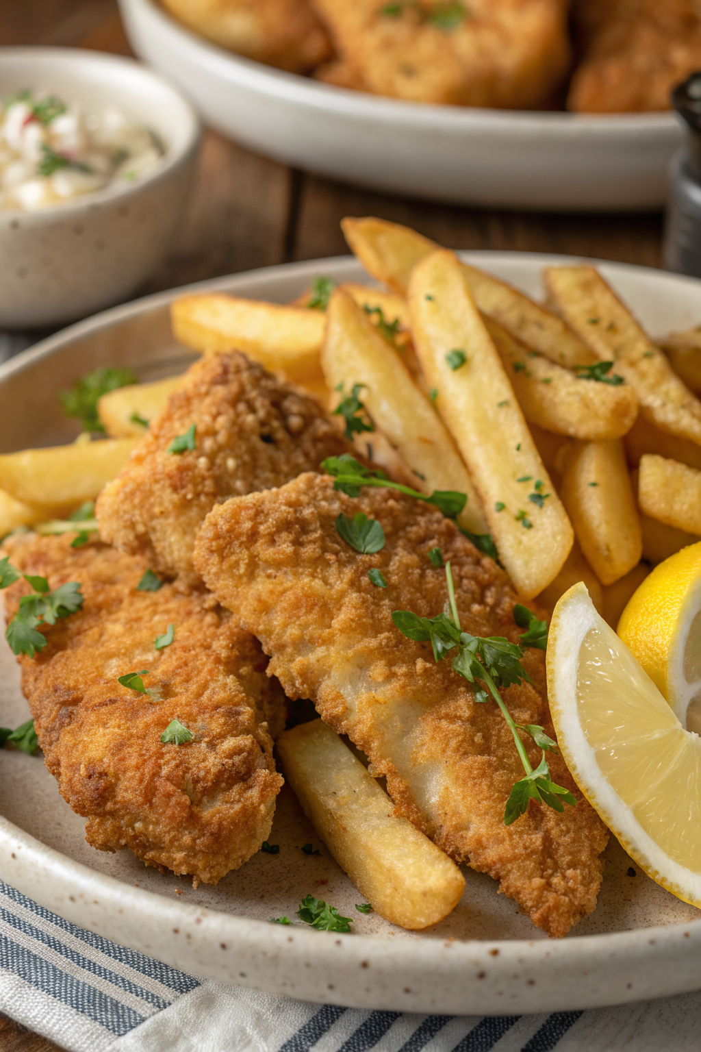 Air Fryer Fish and Chips Recipe