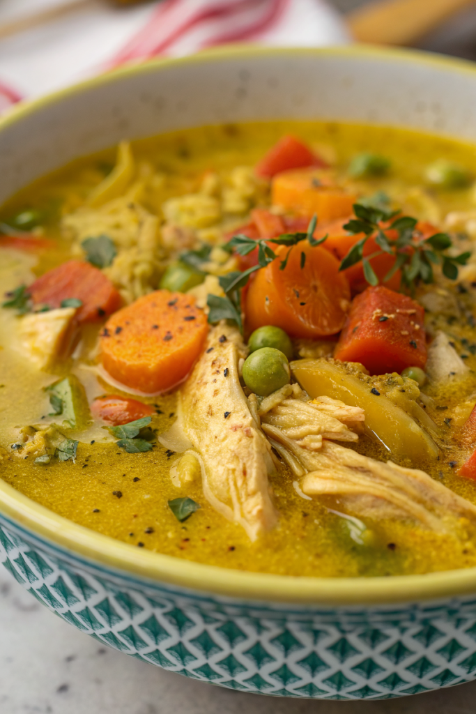 Anti Inflammatory Turmeric Chicken Soup Recipe