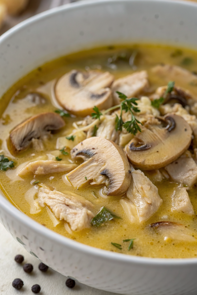 Chicken Mushroom Soup Recipe