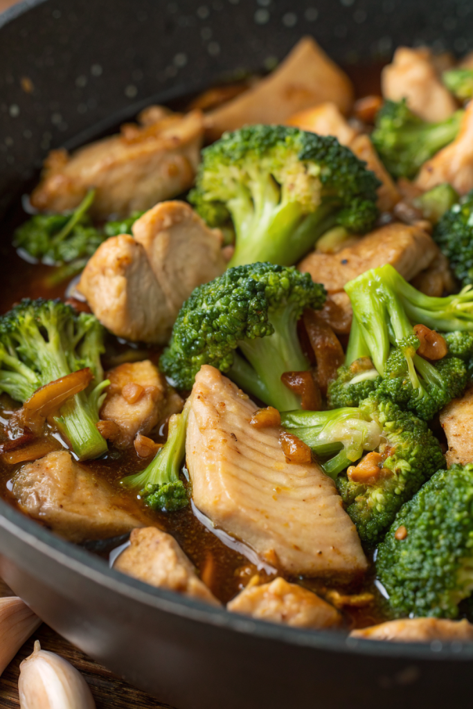 Chicken and Broccoli Chinese Takeout Style