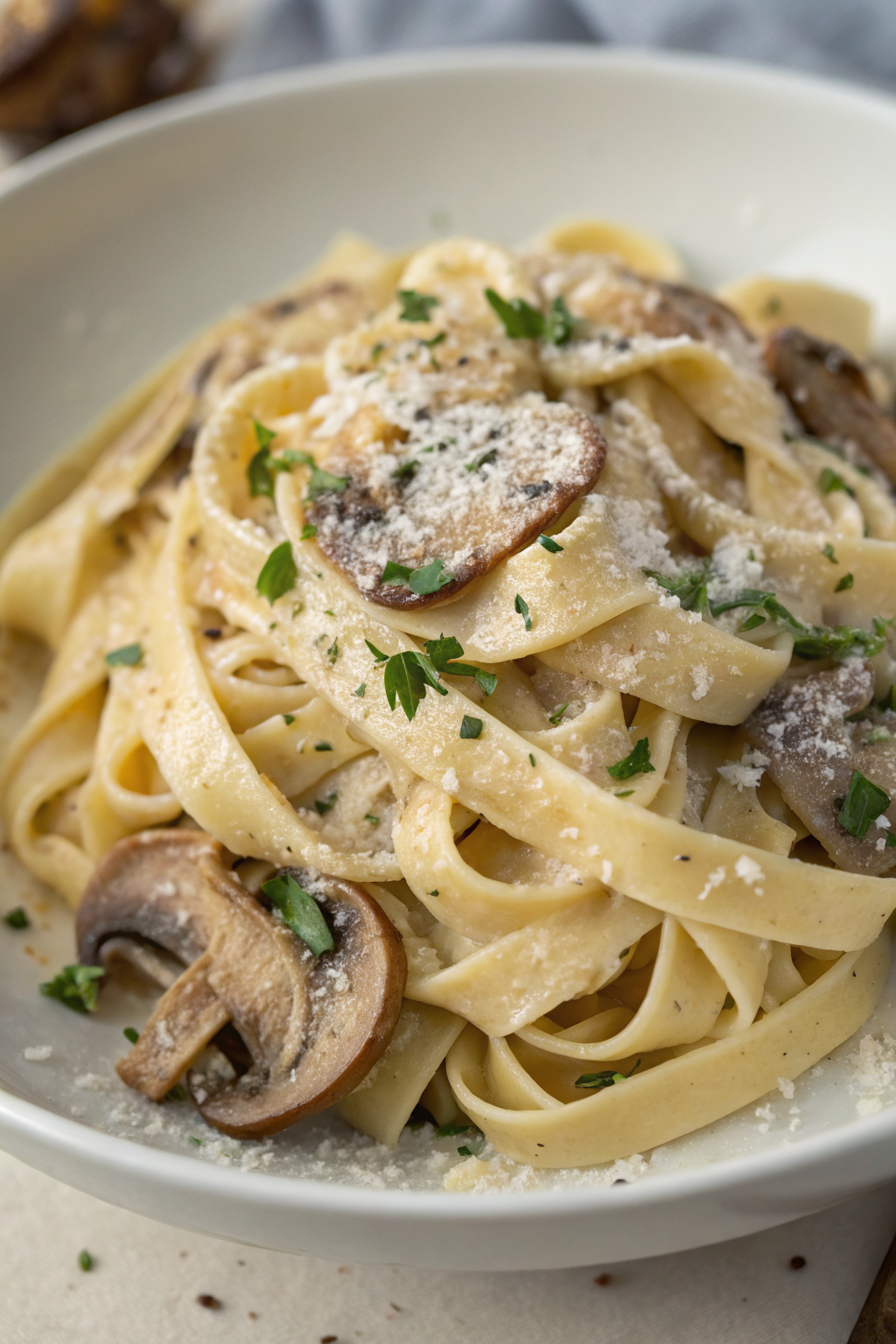 Creamy Mushroom Tagliatelle Recipe