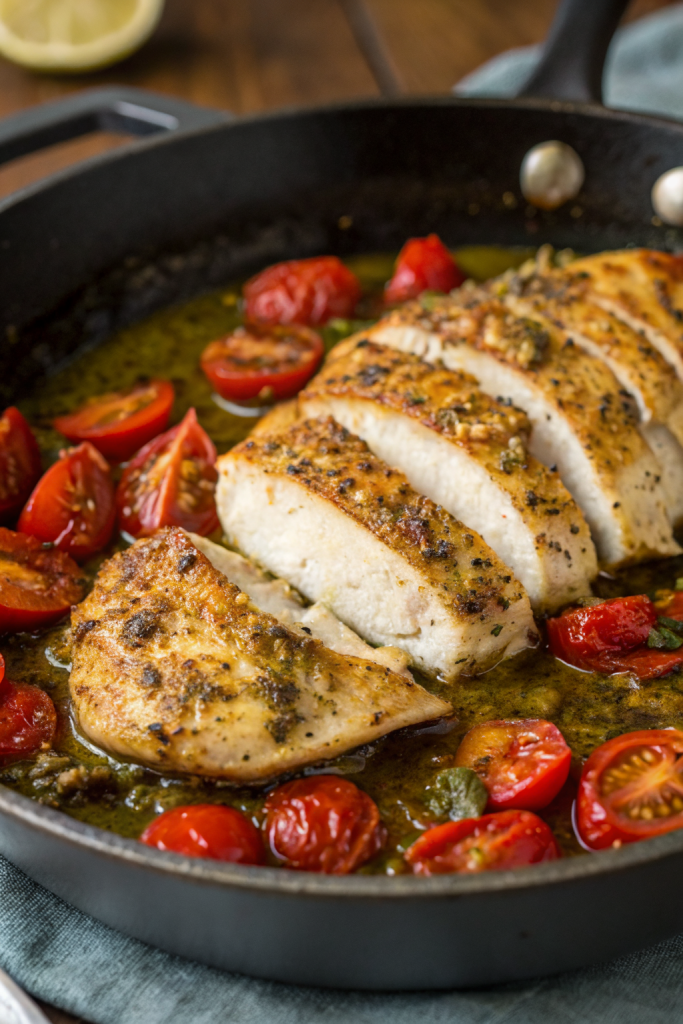 Creamy Pesto Chicken Recipe