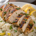 Greek Chicken and Lemon Rice Recipe
