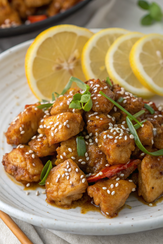 Healthy Chinese Lemon Chicken Recipe