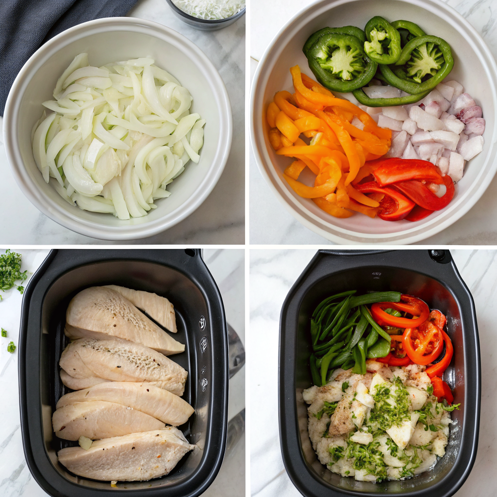 Layer Ingredients in the Slow Cooker