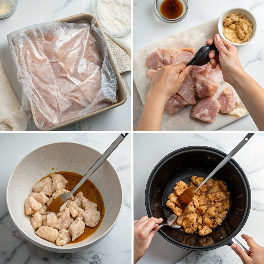 Marinate & Prep the Air Fryer
