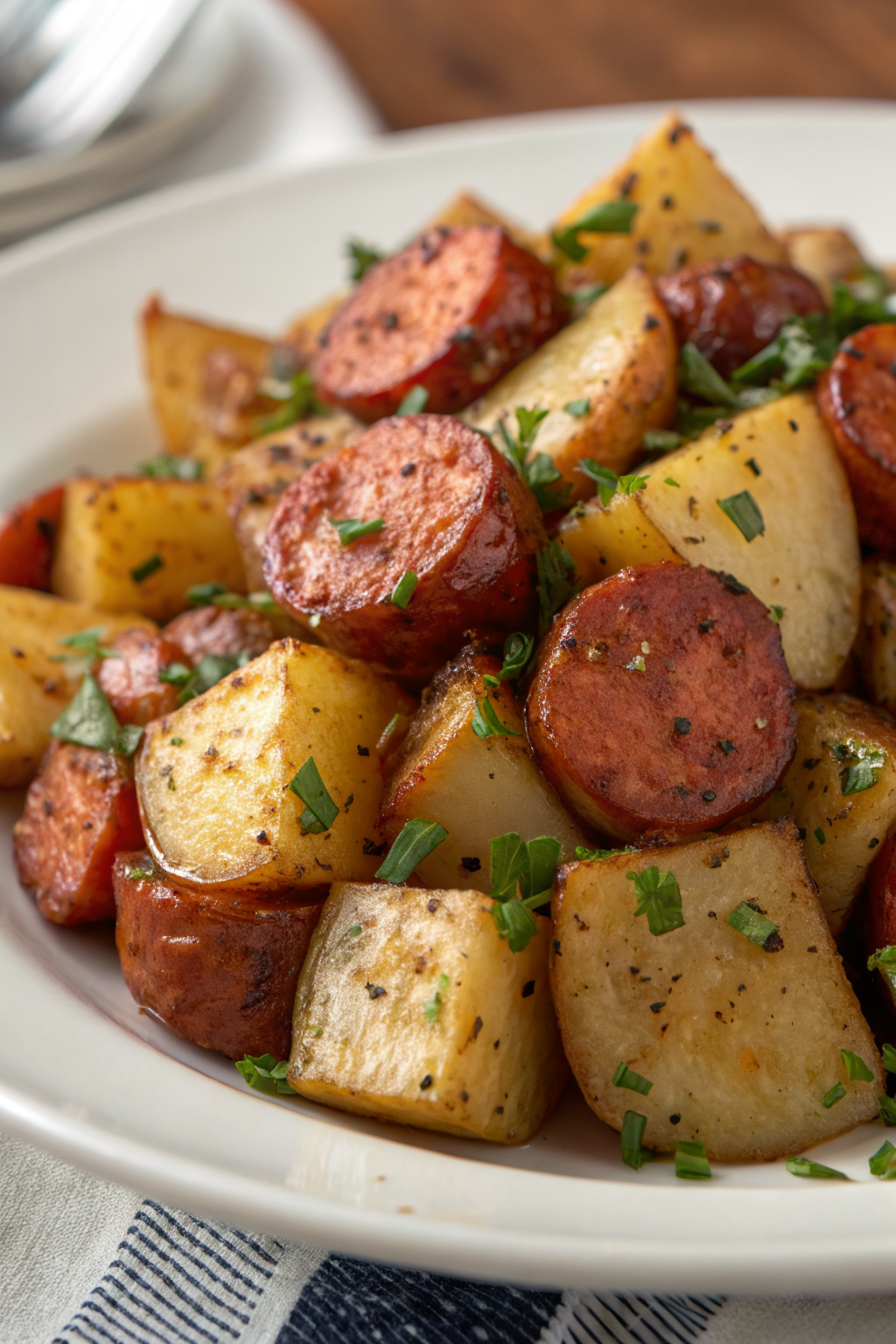 One-Pan Roasted Sausage and Potatoes Recipe