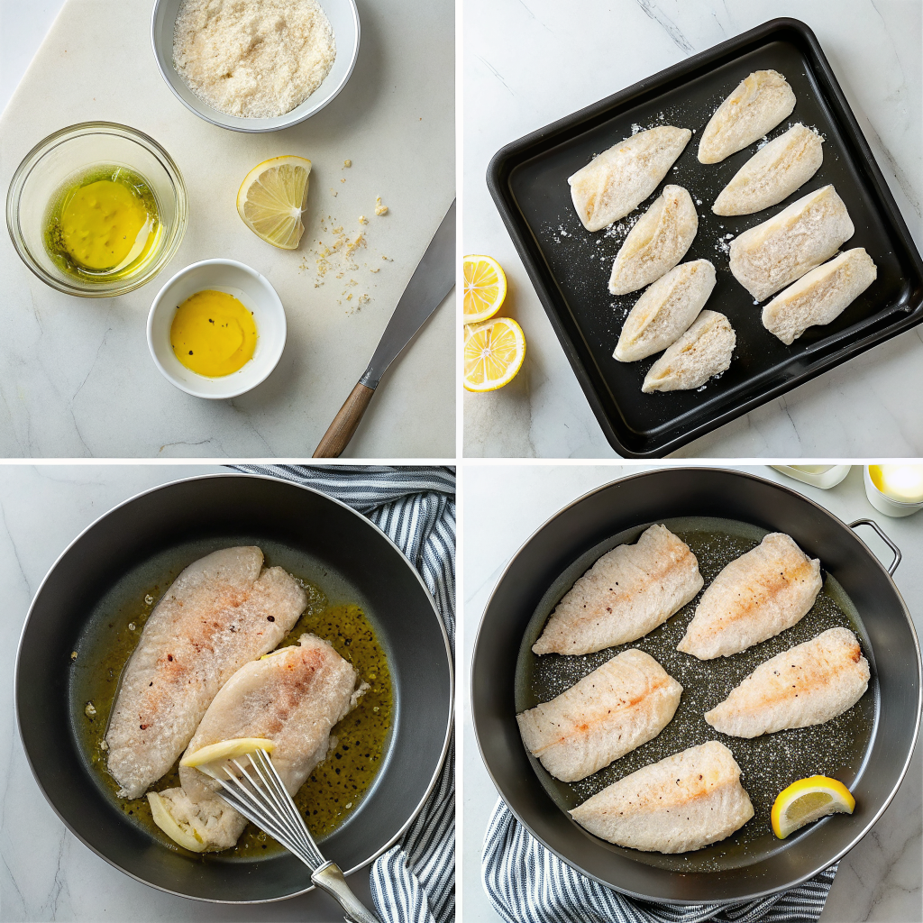 Season & Coat the Tilapia