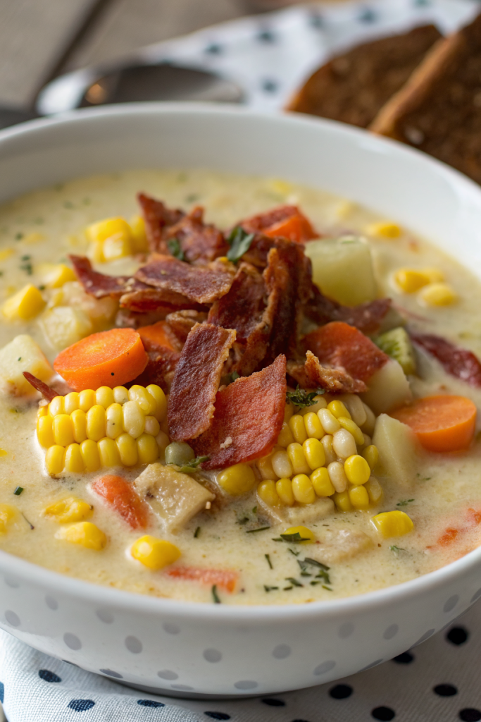 Slow Cooker Corn Chowder Recipe