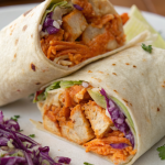 Spicy Buffalo Chicken Wraps for Two