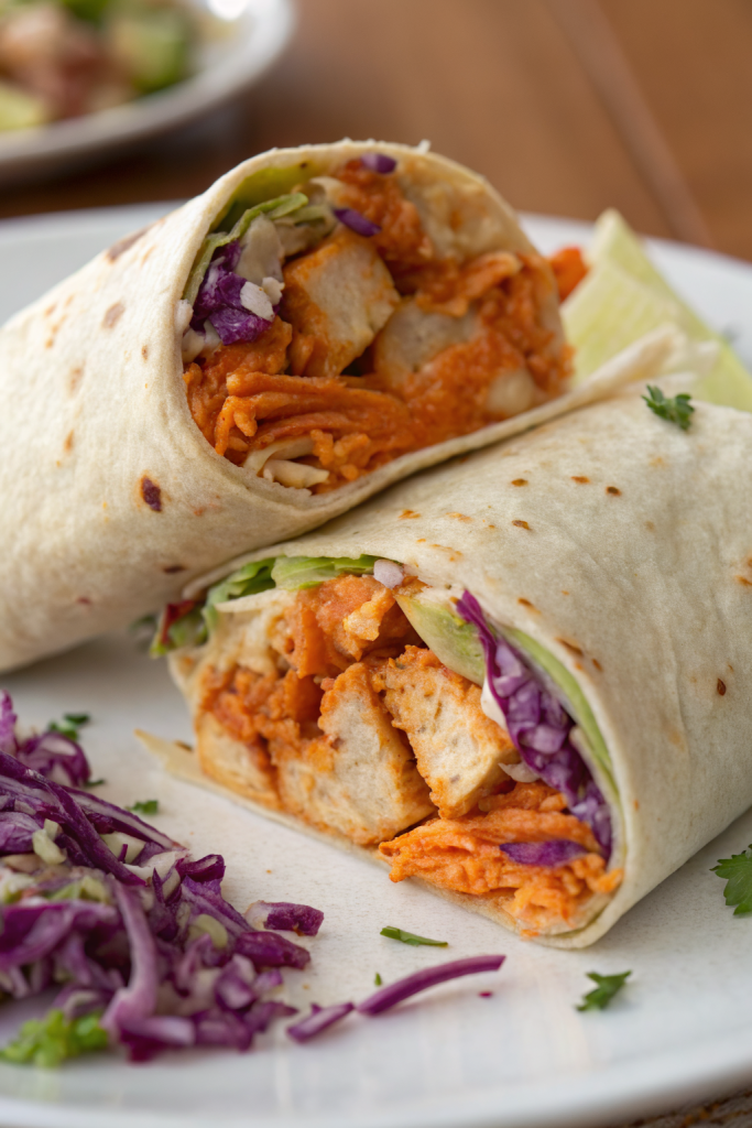 Spicy Buffalo Chicken Wraps for Two