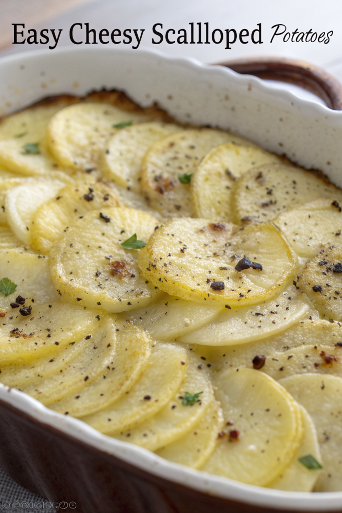 Tasty Cheesy Scalloped Potatoes Recipe