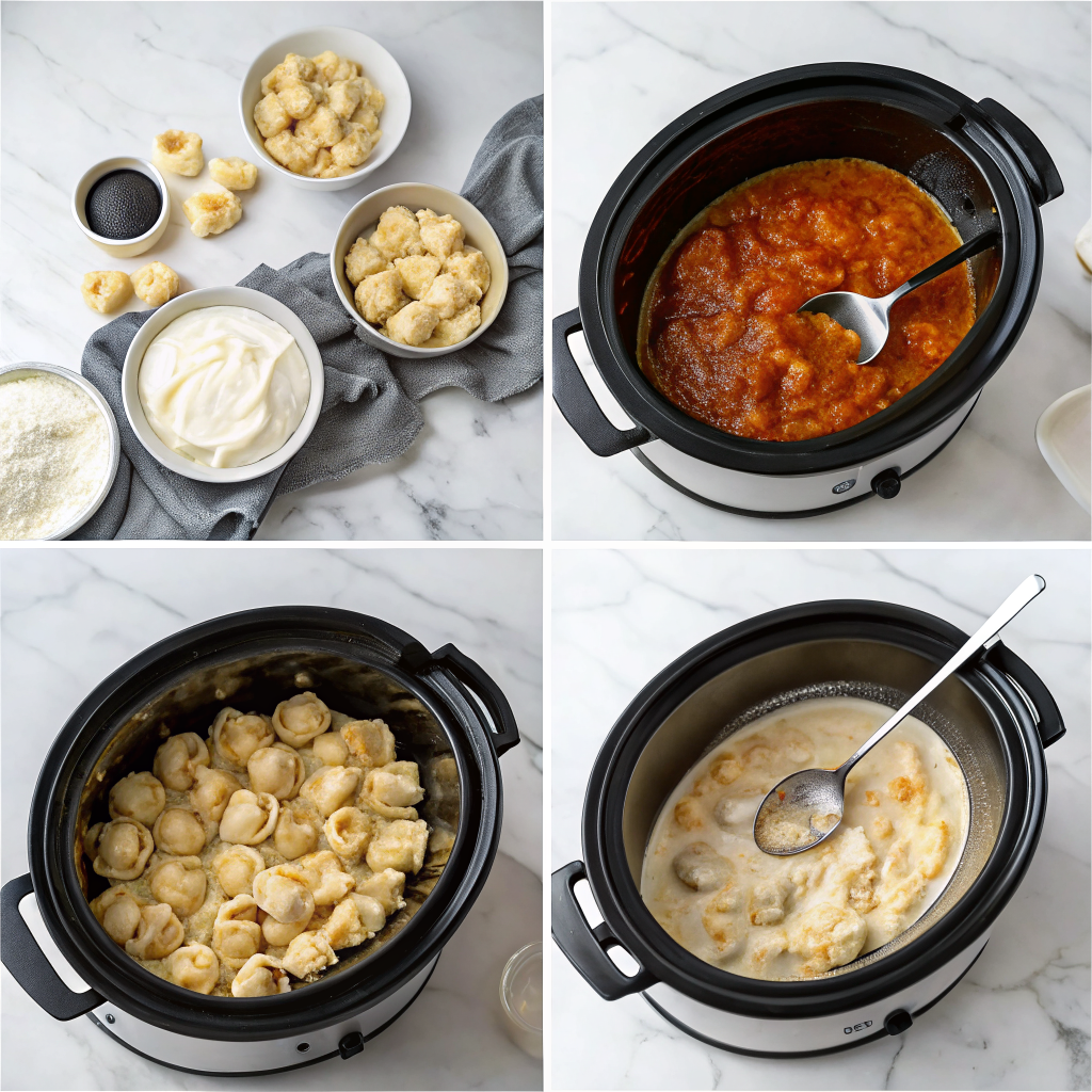 Add the tortellini