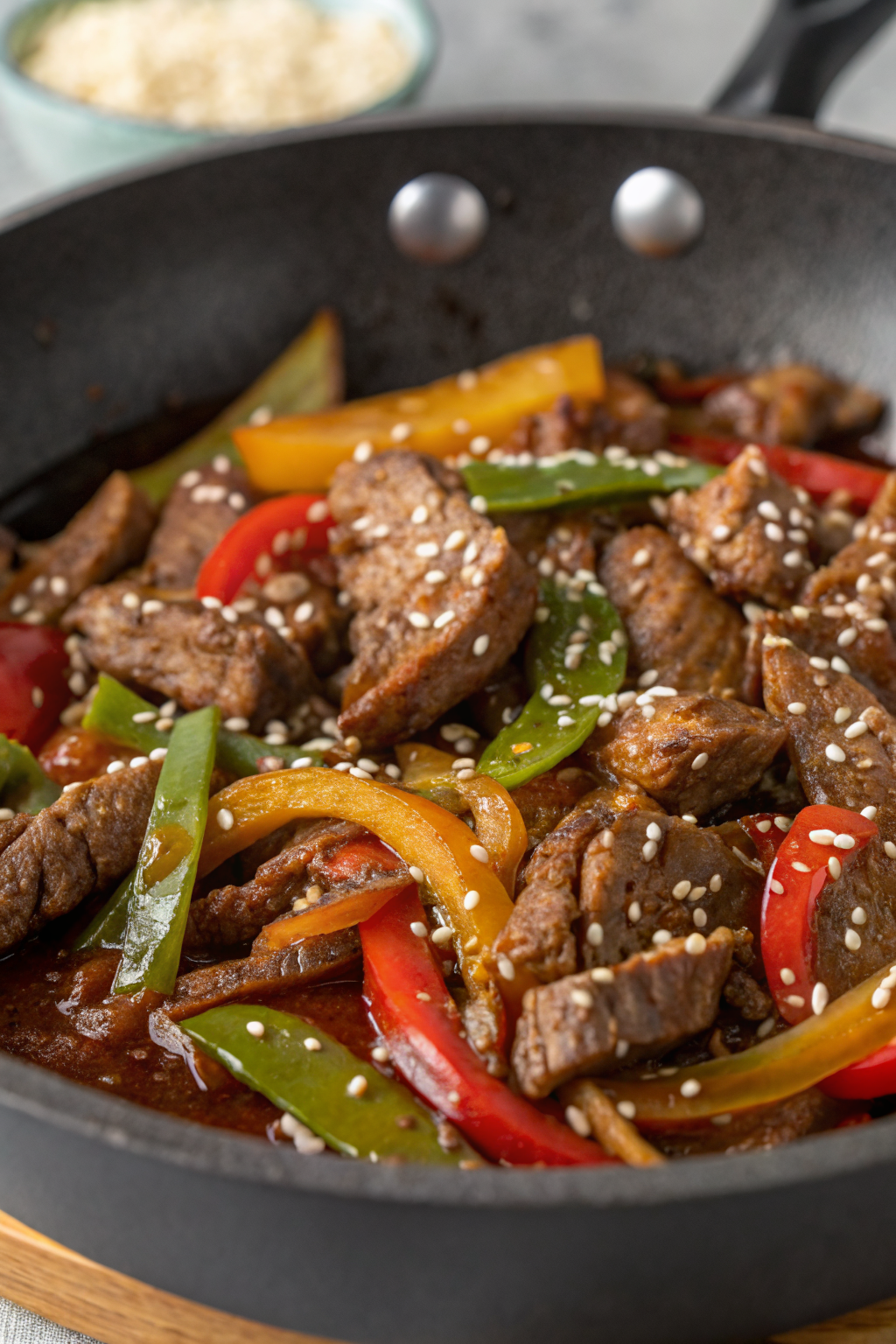Beef Stir Fry Recipe with 3 Ingredient Sauce