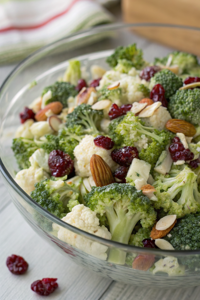Broccoli Cauliflower Salad Recipe