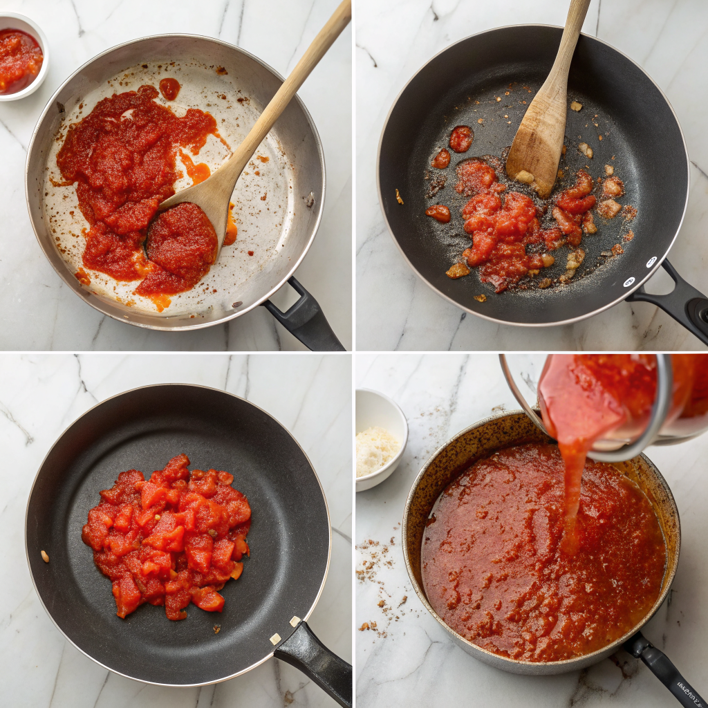 Build the tomato sauce