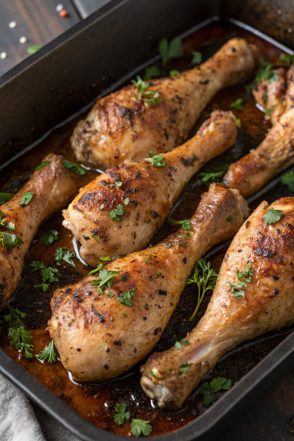 Chicken Legs with Garlic and Dijon