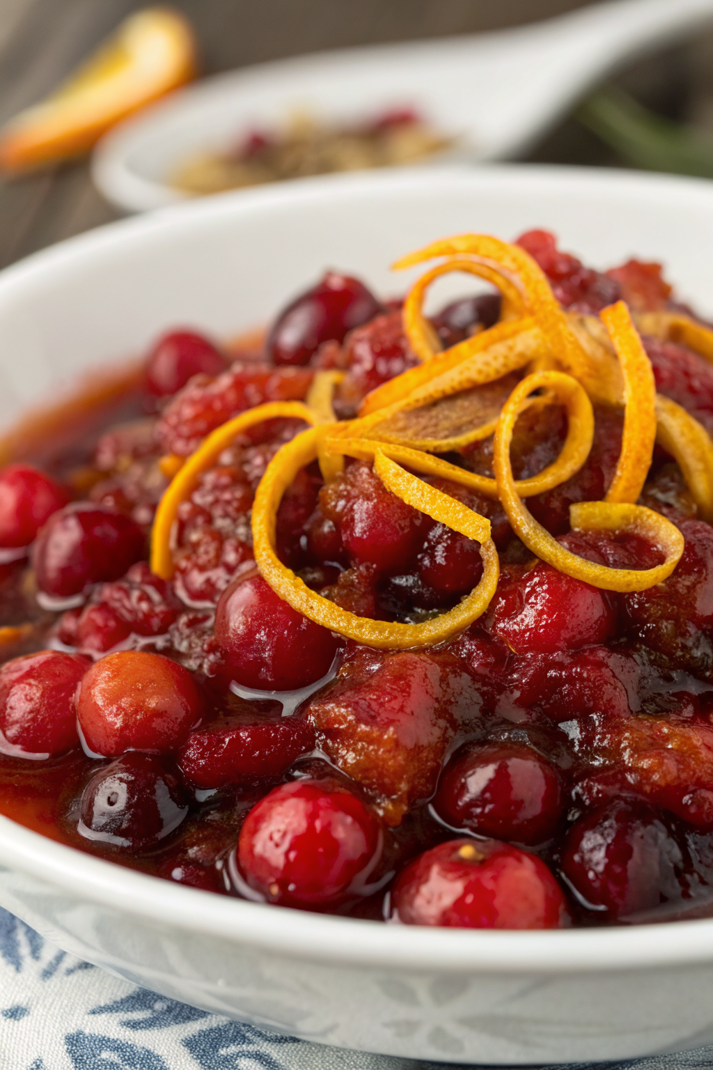 Cranberry Sauce with Orange and Honey