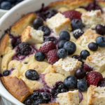Creamy Blueberry Cottage Cheese Bake Recipe