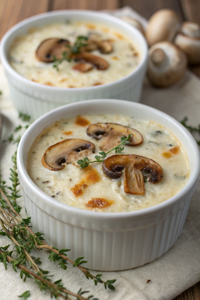 Creamy Cottage Cheese Mushroom Soup