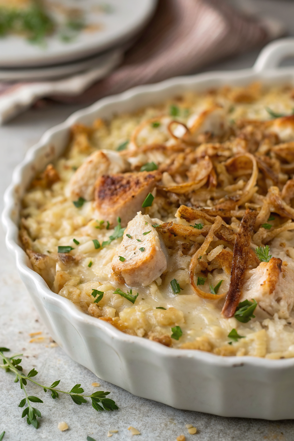 French Onion Chicken Rice Bake Recipe