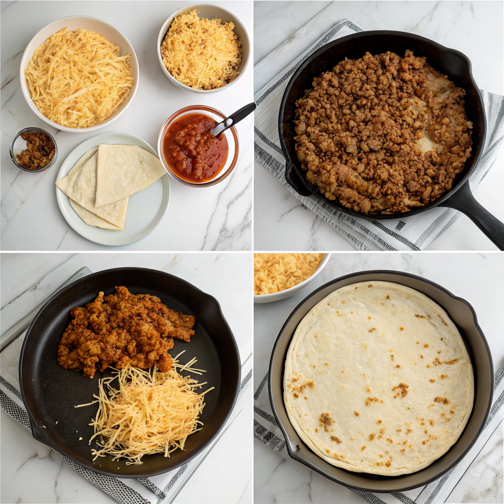 Layer the Crunchwrap