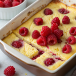 Lemon Raspberry Cottage Cheese Bake Recipe
