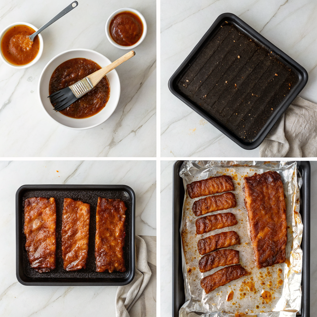 Prep the sauce and broiler